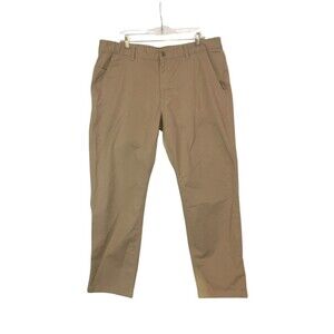 The North Face Mens Khaki Hiking Pants, Flat Front, Pockets 40 Regular